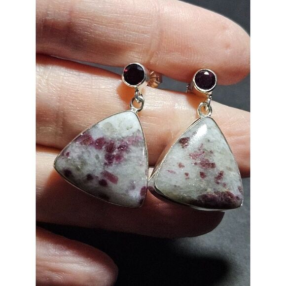 Jay King sterling silver tourmaline quartz earrings - Picture 1 of 11
